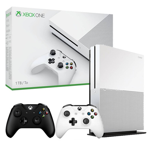 Xbox One S 1 Tb Nueva + 2 Joysticks, Garantía Macrotec