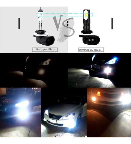 2 Luces Antiniebla Led 881 898 889 Aptas Para Kia Hyundai