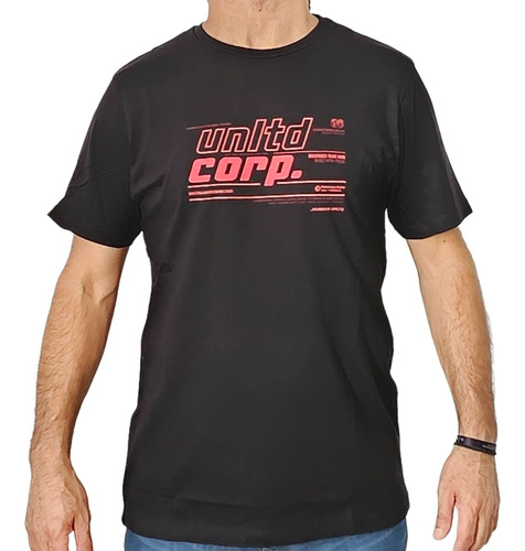 Remera De Algodon Con Estampa Manga Corta Narrow Unltd Corp