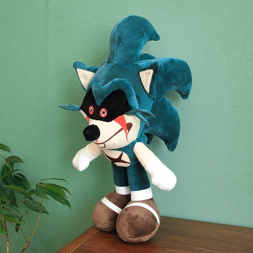 Sonic Exe Boneca Pelúcia Brinquedo Infantil Presente 40cm