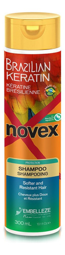 Shampoo Keratina Brasileña Novex Pelo + Suave Resistente