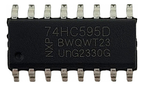 Circuito Integrado Shift Register 8bits Cmos Soic16 74hc595d