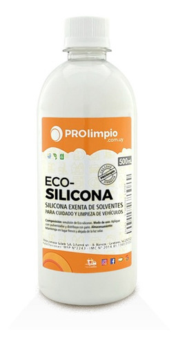 Eco Silicona Para La Limpieza De Vehículos 500ml - Prolimpio
