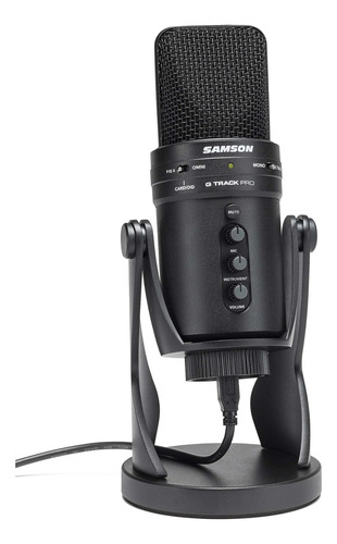 Microfone G-track Pro Usb Com Interface De Áudio - Samson