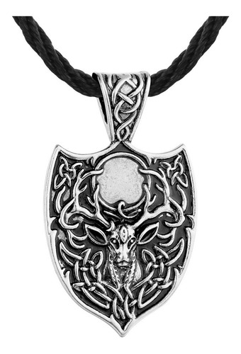 Collar Serie Vikings Ragnar Venado Amuleto Nordico Unisex 