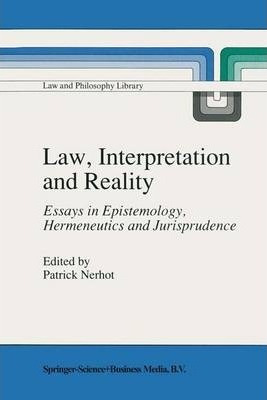 Libro Law, Interpretation And Reality - Patrick Nerhot