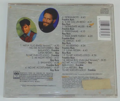 Rey Y Frankie Ruiz Los Ruiz Señores Salsa Cd Original (1994) (Usado)