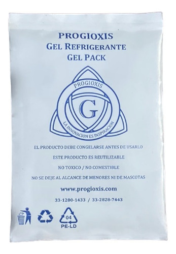 Gel Refrigerante De 100 Gramos (20 Piezas)