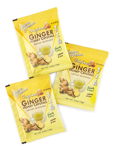 Bebida Prince Of Peace Instant Lemon Ginger Honey 30 Bolsita