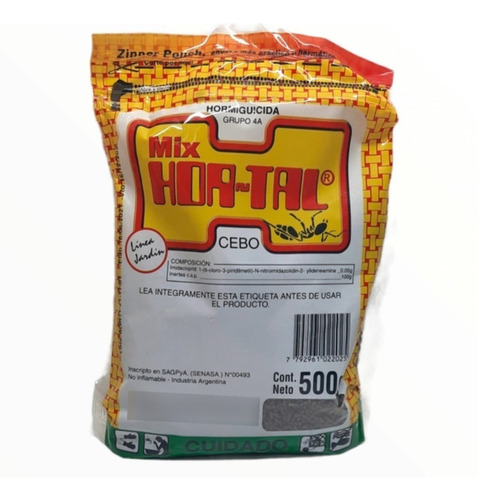 Hortal Cebo Granulado 500 Gr Hormigas Hormiguicida