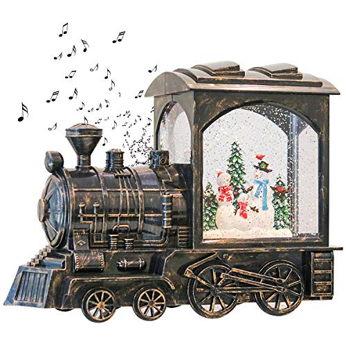 Tren De Navidad Muñeco De Nieve Funciona Pilas Musical...