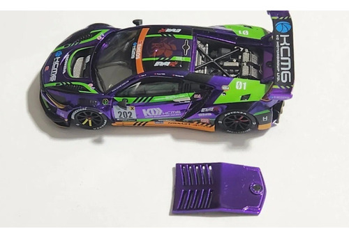 Miniatura Pop Race Eva Rt Test Type-01 Honda Nsx Gt3