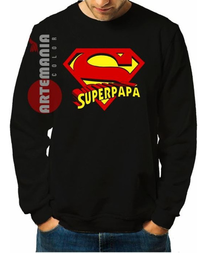 Poleras Día Del Padre Papa Superpapa Superman