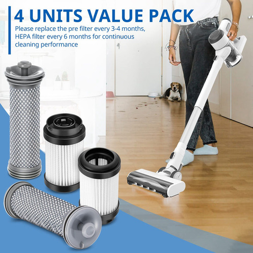 Kit De Piezas De Repuesto De Filtros Hepa Compatible Con Pur