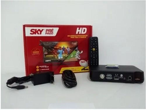 Imagem 2 de 2 de Receptor Sky Pré Pago Flex Hd