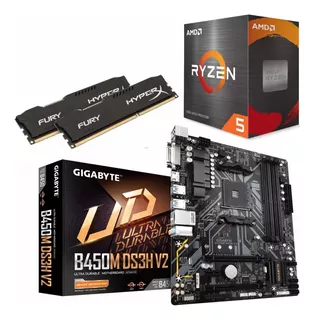 Kit Upgrade Gamer Amd Ryzen 5 5600x + B450m +2x16gb 3200mhz