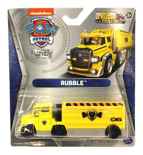 Vehículo True Metal Big Truck Pups Paw Patrol