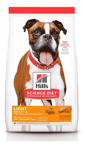 Hill's Science Diet Light Adult 1-6 | Perro X 15 Lb