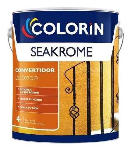 Seakrome Convertido De Óxido Colorin X 3.6 Lt Mapache