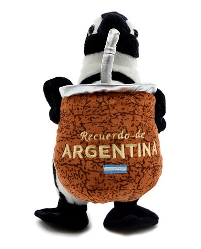 Peluche Pingüino Con Mate 23cm - Phi Phi Toys