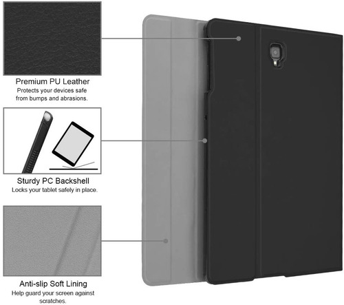 Imagen 2 de 9 de Case Con Teclado Galaxy Tab S4 T830 T835 10.5 2018 Bluetooth
