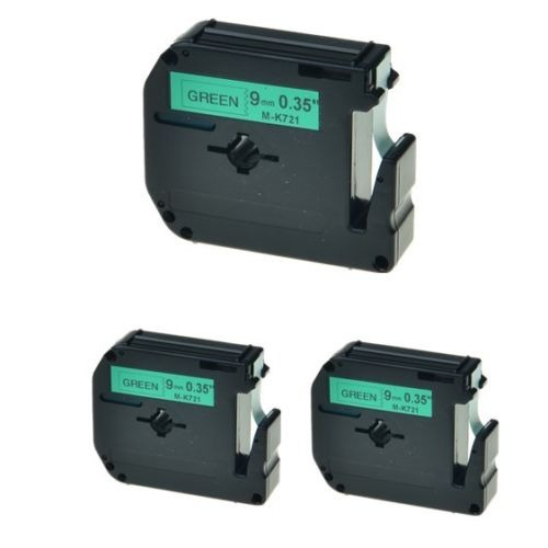 3pk K721 M Mk721 Negra En La Etiqueta Verde Cinta Para Broth