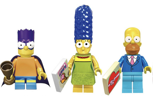 Bloques De Construcción Figuras Para Armar Los Simpsons