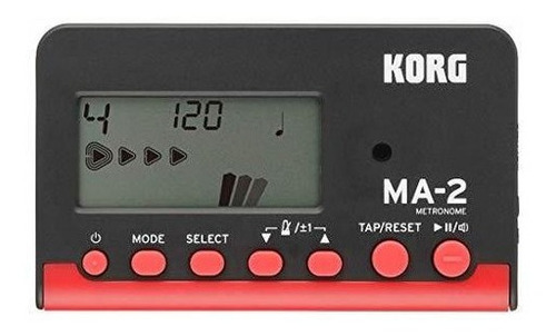 Korg Ma-2 - Metronomo Compacto Color Rojo