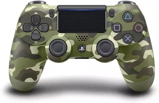 Control joystick inalámbrico Sony PlayStation Dualshock 4 ps4 green camouflage