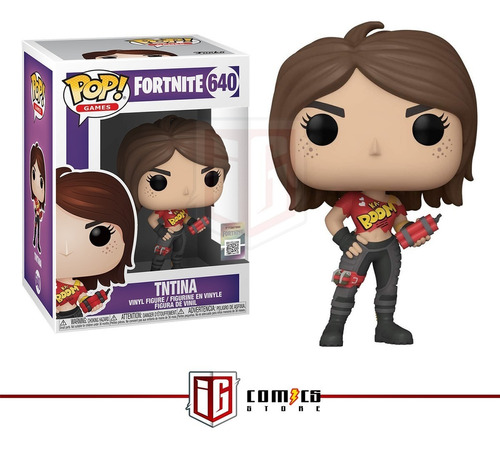 Figura De Acción Fortnite Tntina De Funko Pop! Games