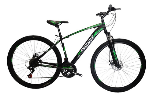 Bicicleta Profit Aspen 8 Velocidades Rin 29 Color Negro/verde Tamaño Del Marco M