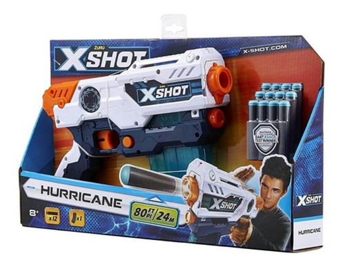 Pistola Lanza Dardos Hurricane X Shot Original Zuru