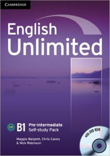 English Unlimited Pre-intermediate B1 - Workbook With Dvd-ro