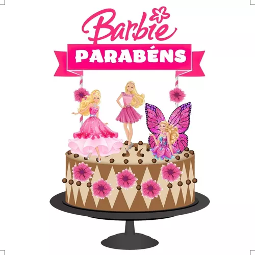 BOLO do MICKEY MOUSE: 50 Modelos e Como Fazer  Bolo barbie, Bolo de  aniversário da barbie, Festa de aniversário da barbie