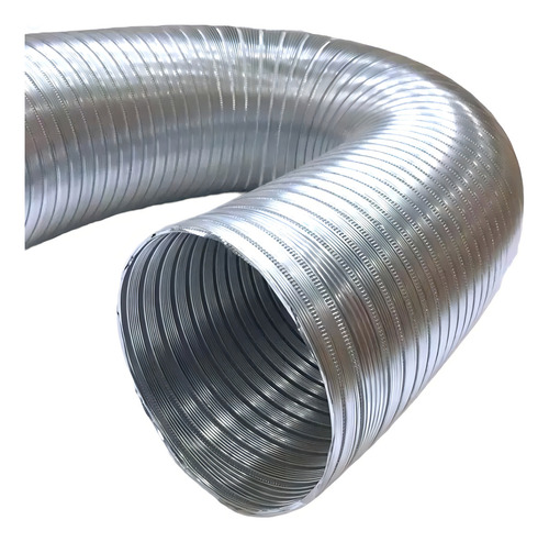 Manguera flexible para conductos con capucha, 150 mm, aluminio, 2,5 m