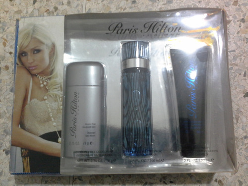 Imagen 1 de 5 de Perfume Original Paris Hilton Set De Regalo Para Hombre