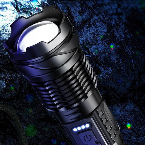 Luz Fuerte Patrulla Al Aire Libre Camping Usb Recargable