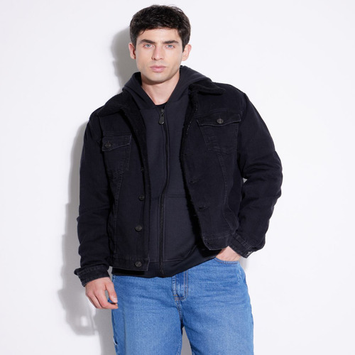 Chaqueta Hombre Negro Seven Algodón 45080358-10