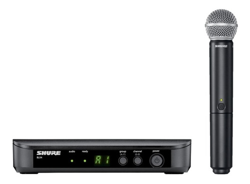 Sistema Sem Fio Shure Blx24br/sm58-m15 Garantia 2 Anos