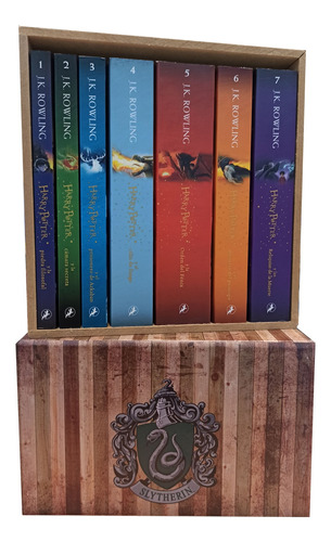 Pack Harry Potter Saga Completa  1-7 Mas Caja  Slytherin