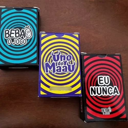 Bebão, Eu Nunca, Uno Do Mau, Verdade Ou Desafio - Jogo P Beb