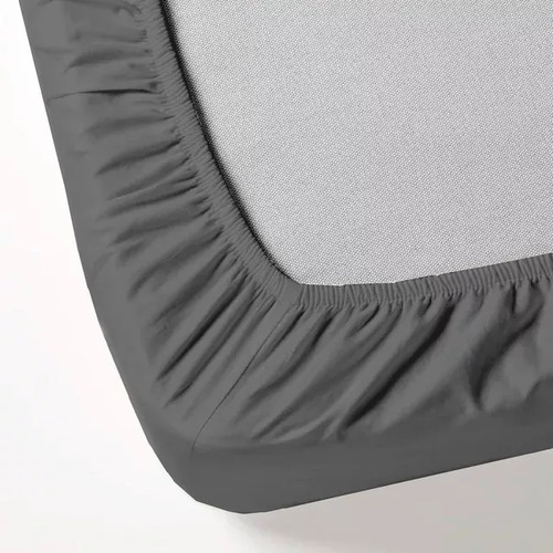 ** Sabana Ajustable I Colchon 0.80 X 1.90 I 150 H. Gris Topo