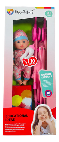 Muñeca Con Mamadera Y Coche - Toyng