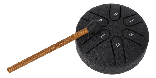 Tambor Worry Drum De 6 Notas Con Lengüeta De Acero, 3 Pulgad