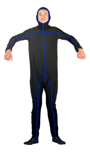 Disfraz Talla Xxl Para Hombre De Cuerpo Luminoso Halloween