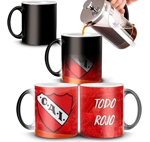 Taza Mágica Club Atlético Independiente Avellaneda Rojo 