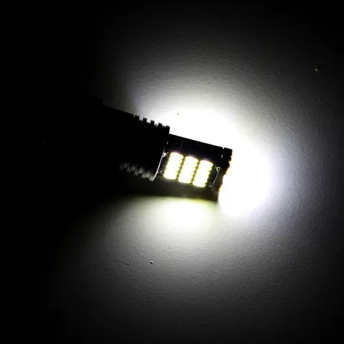 Led Señalizacion Canbus P27/7w 2 Polos 45 Led Blanco 12/24v