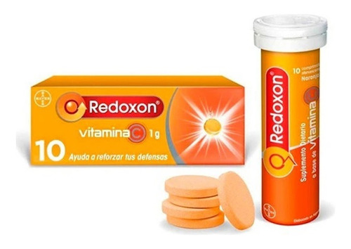 Redoxon Tabletas Efervecentes Vitamina C 1g + Zinc 10  Bayer