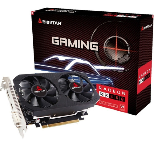 Tarjeta De Video Biostar Radeon Rx560 2gb Gddr5 Va5615rf21