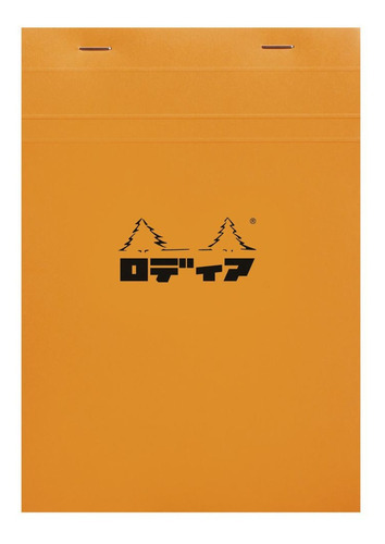 Rhodia Katakana 162100K 80 folhas quadriculadas 1 assuntos unidade x 1 14.8cm x 21cm cor laranja